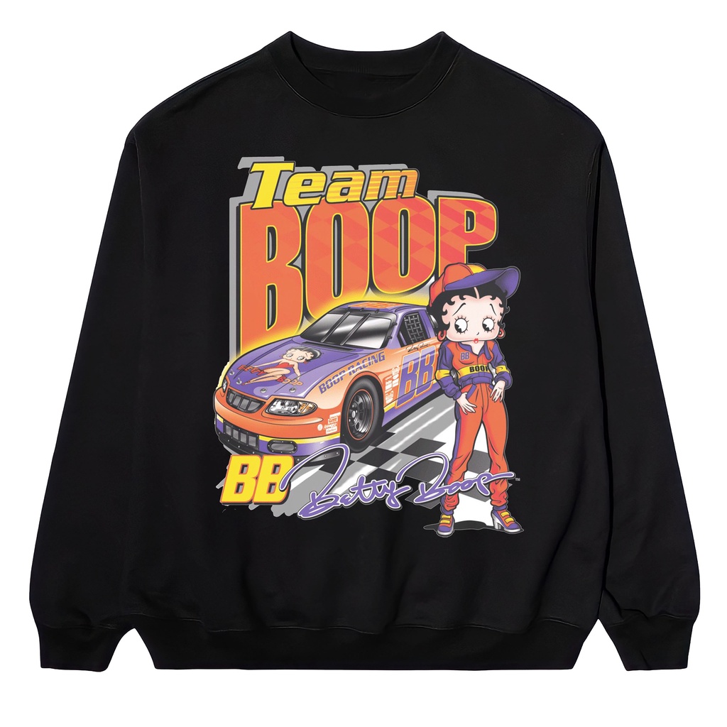 CREWNECK NASCAR BETTY BOOP VINTAGE (UNISEX SWEATER)