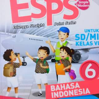 BUKU ESPS MATEMATIKA BAHASA INDONESIA IPA IPS PPKN KELAS 6 SD/MI