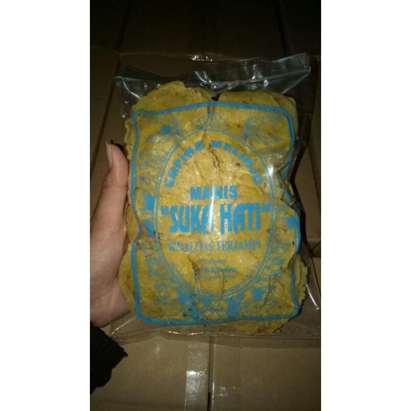 

Emping Melinjo Mentah Manis Kemasan Premium 250 Gram