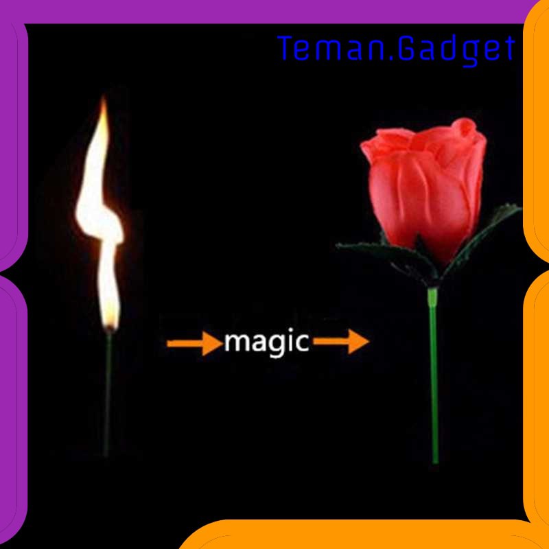 TG-MA199 FIRLAR SULAP BUNGA MAWAR API TORCH TO ROSE FLOWER MAGIC TRICK - 82120