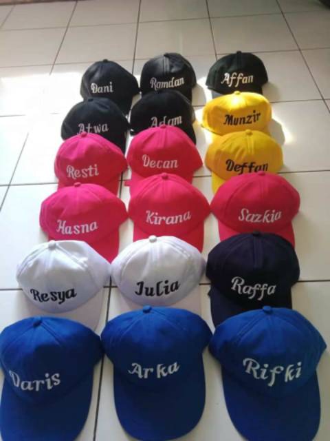 TOPI ANAK BASEBAL TOPI ANAK CUSTOM FREE NAMA TOPI ANAK LAKI LAKI TOPI ANAK PEREMPUAN TOPI-1