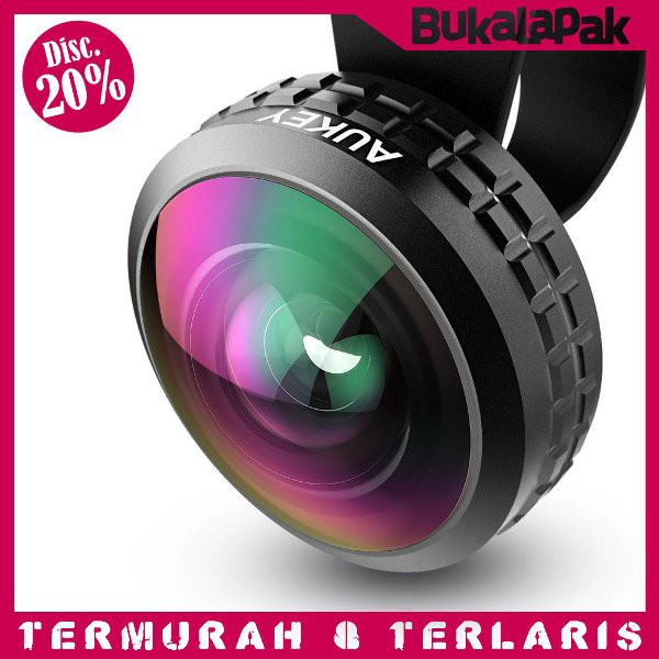 UNIX TERMURAH Aukey Optic Pro Wide Angle Lens - PL-WD02 Lensa Kamera Smartphone HP iPhone Android