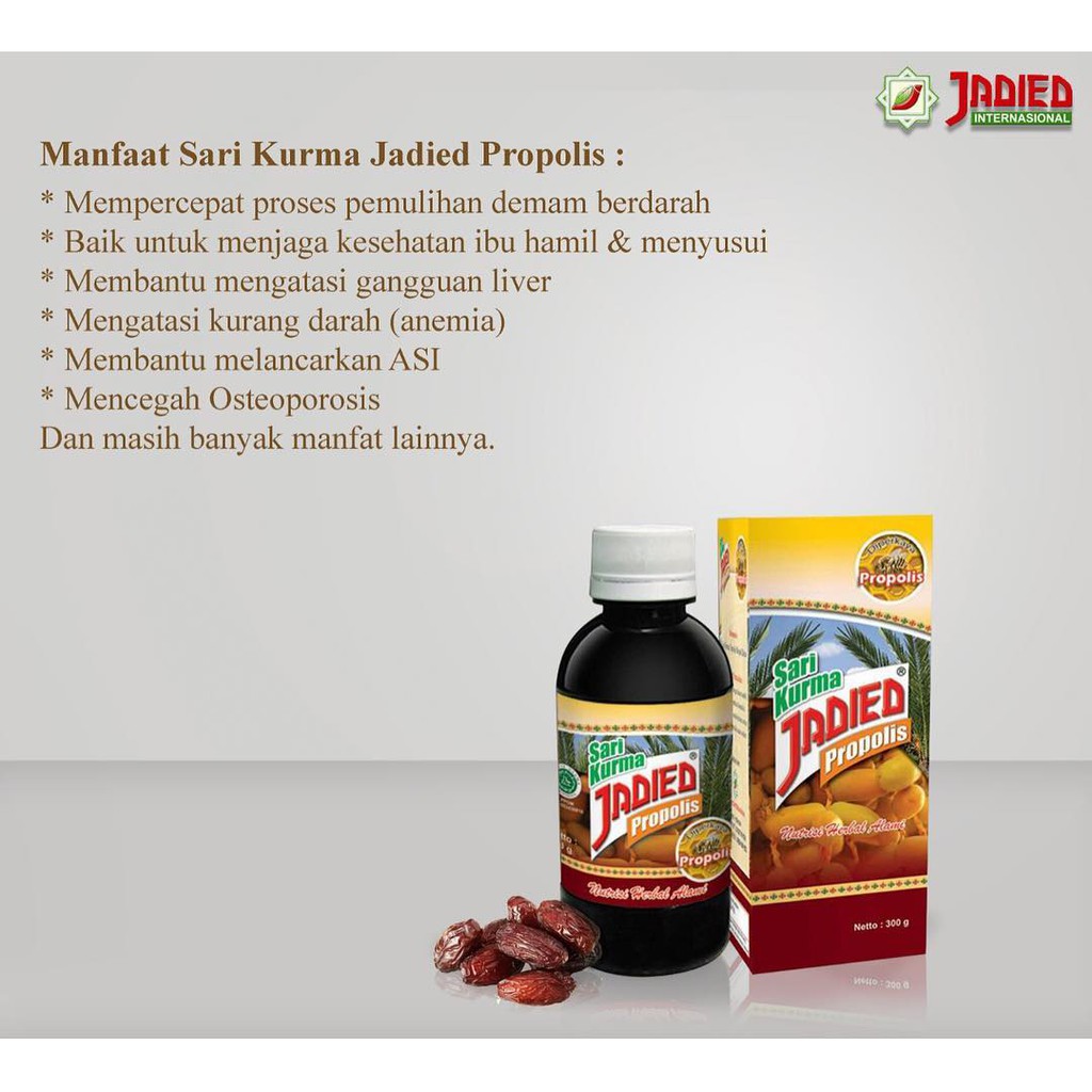 JADIED Sari Kurma Propolis / Sari Kurma Asli