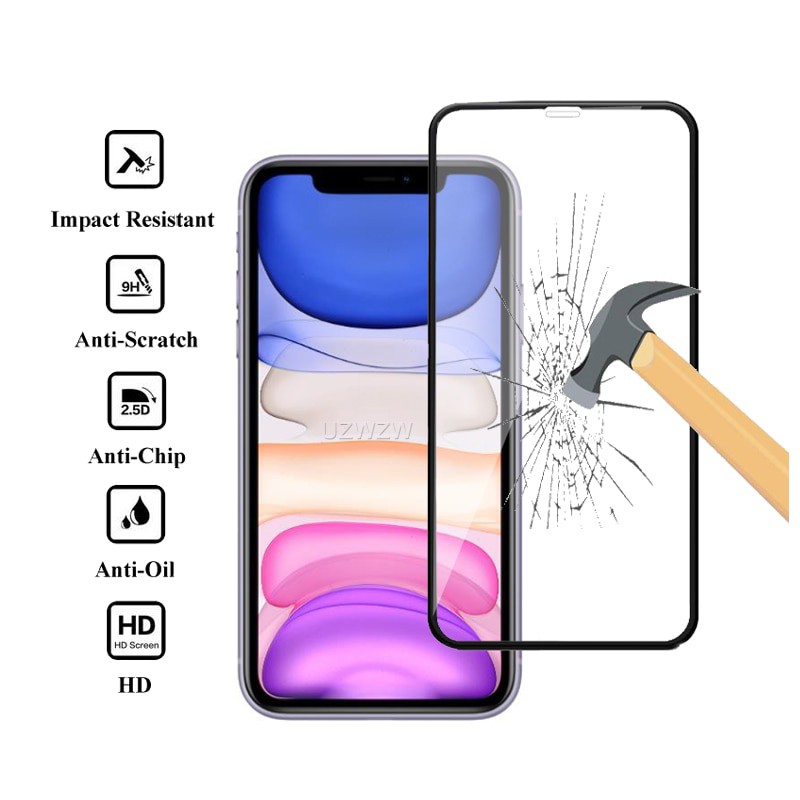 PROMO Tempered Glass APPLE IPHONE 11, Iphone 11 Pro,11 Pro Max TG Layar FULL COVER Anti Gores Kaca