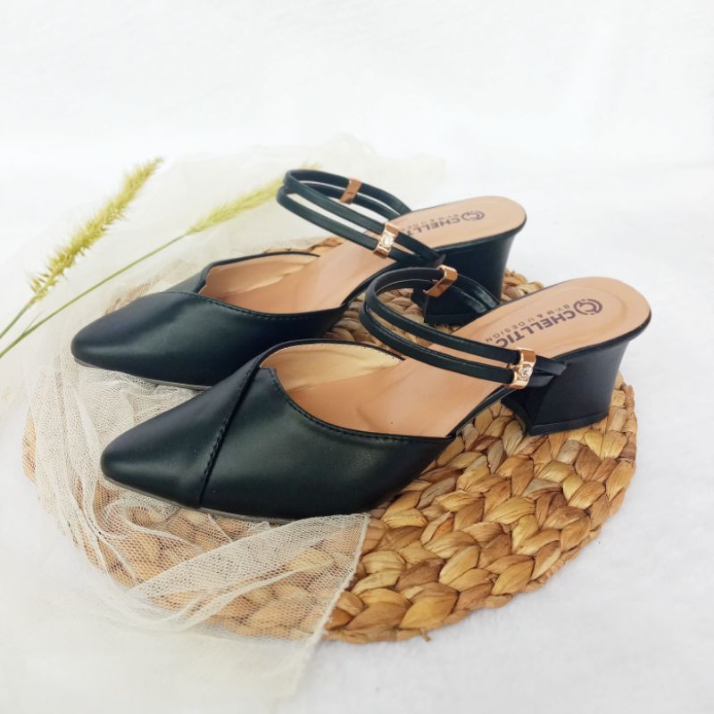 Sepatu Sandal wanita High Heels Hak Tahu Terbaru Murah Kekinian sendal pesta perempuan Chelltic