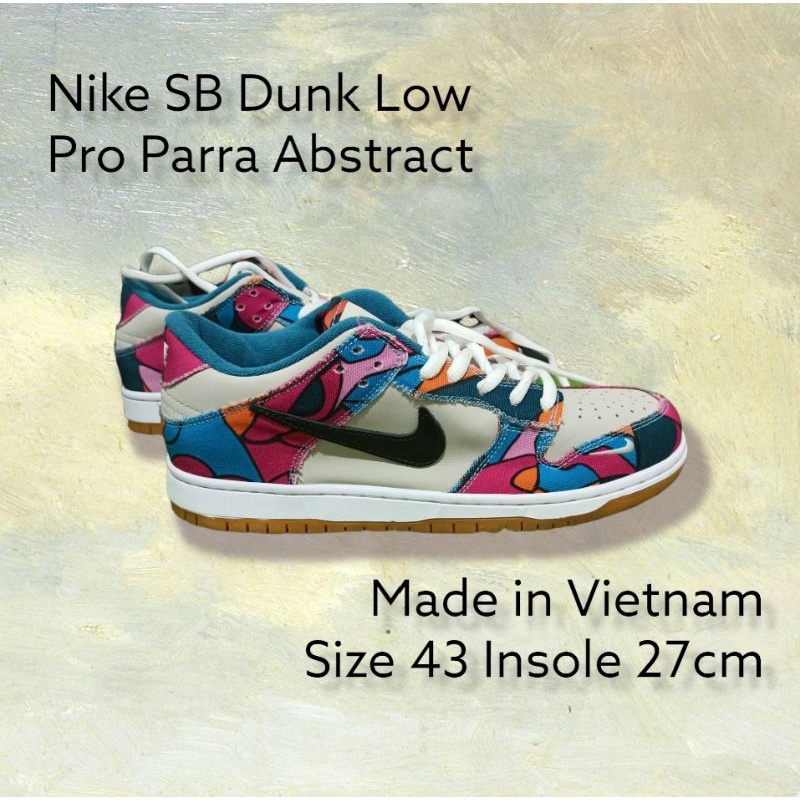 Nike SB Dunk Low x Parra "Abstract Art"