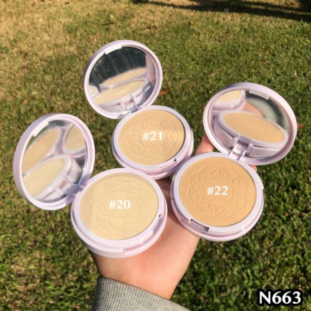 NEE CARA Unicorn Pressed Powder #N663 Thailand / Compact / Bedak Padat / Silky Smooth Oil Absorbing