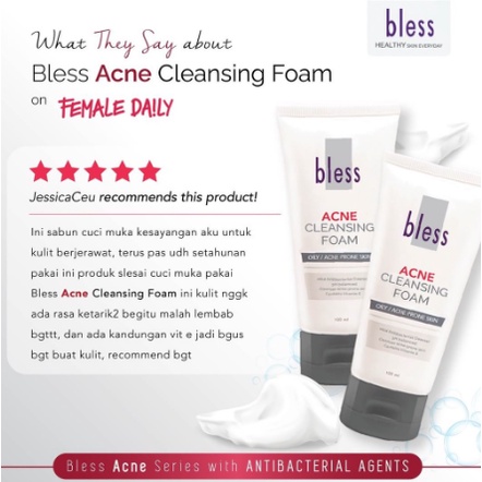 Bless Acne Cleansing Foam / Pembersih Muka - 50 ml