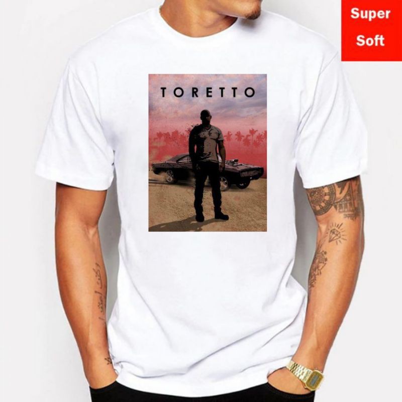 MG clothing Kaos distro pria wanita fast & furious dominic toretto letty kaos distro murah premium K