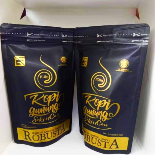 

Kopi bubuk asli lampung cap gunung sekincaau