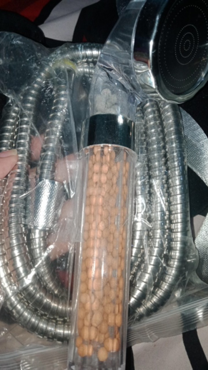 Kepala Shower Filter Aerator 4in1 Mineral Ion Pressure Shower Head Spa Bonus Selang