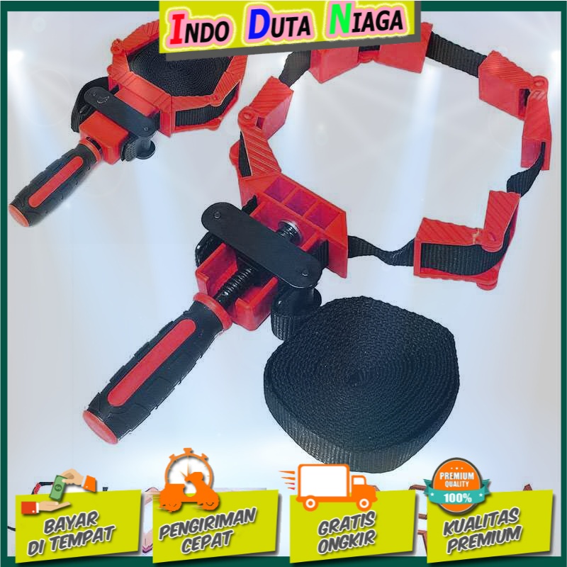 ACAMPTAR Penjepit Bingkai Kayu Adjustable Rapid Corner Clamp 4 Jaws