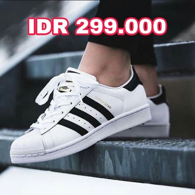 ADIDAS SUPERSTAR FOUNDATION WHITE BLACK