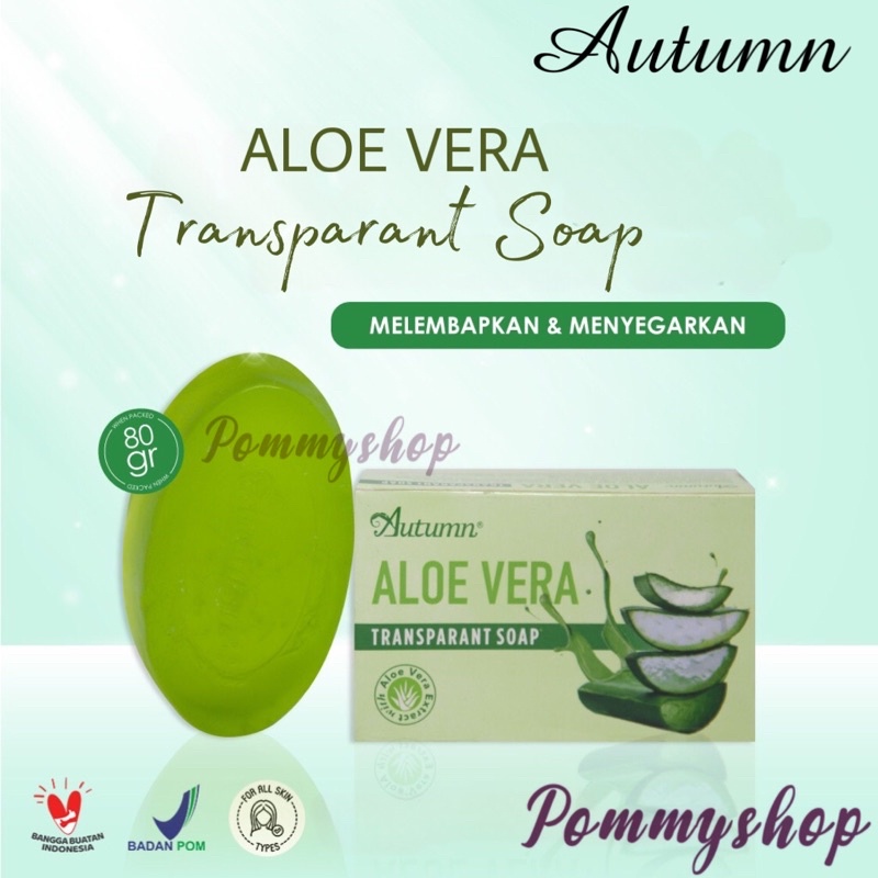 Autumn Aloevera Transparant Soap (Sabun Batang)