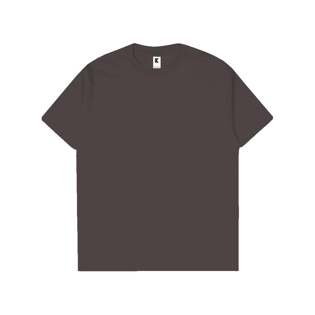 Kausu - Kaos Polos Abu Abu Tua - Dark Grey 30s