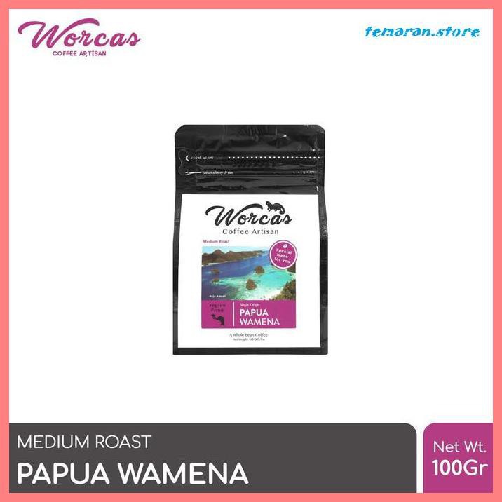 

Kopi- Kopi Arabica Papua Wamena 100 Gram Medium Roast (Biji/Bubuk) - KOPI BIJI -Biji-Kopi.