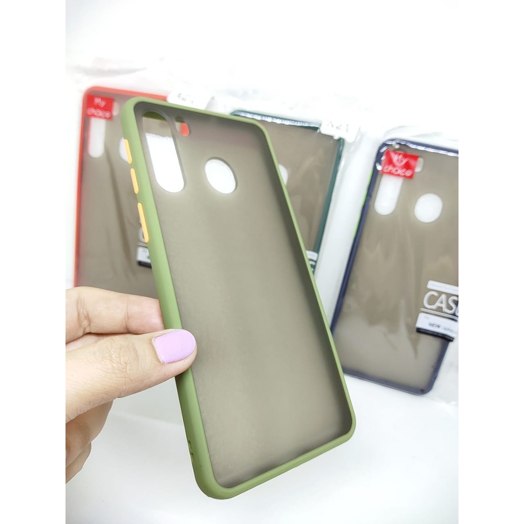 Bumper AERO CASE Samsung A21 A215 6.5 Inchi Premium Hardcase My Choice List Warna Matte