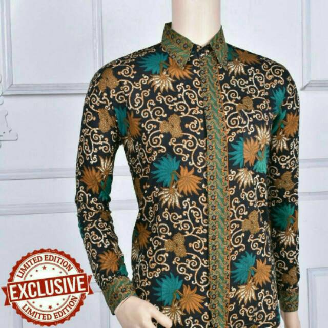 Kemeja Batik Pria Lengan Panjang