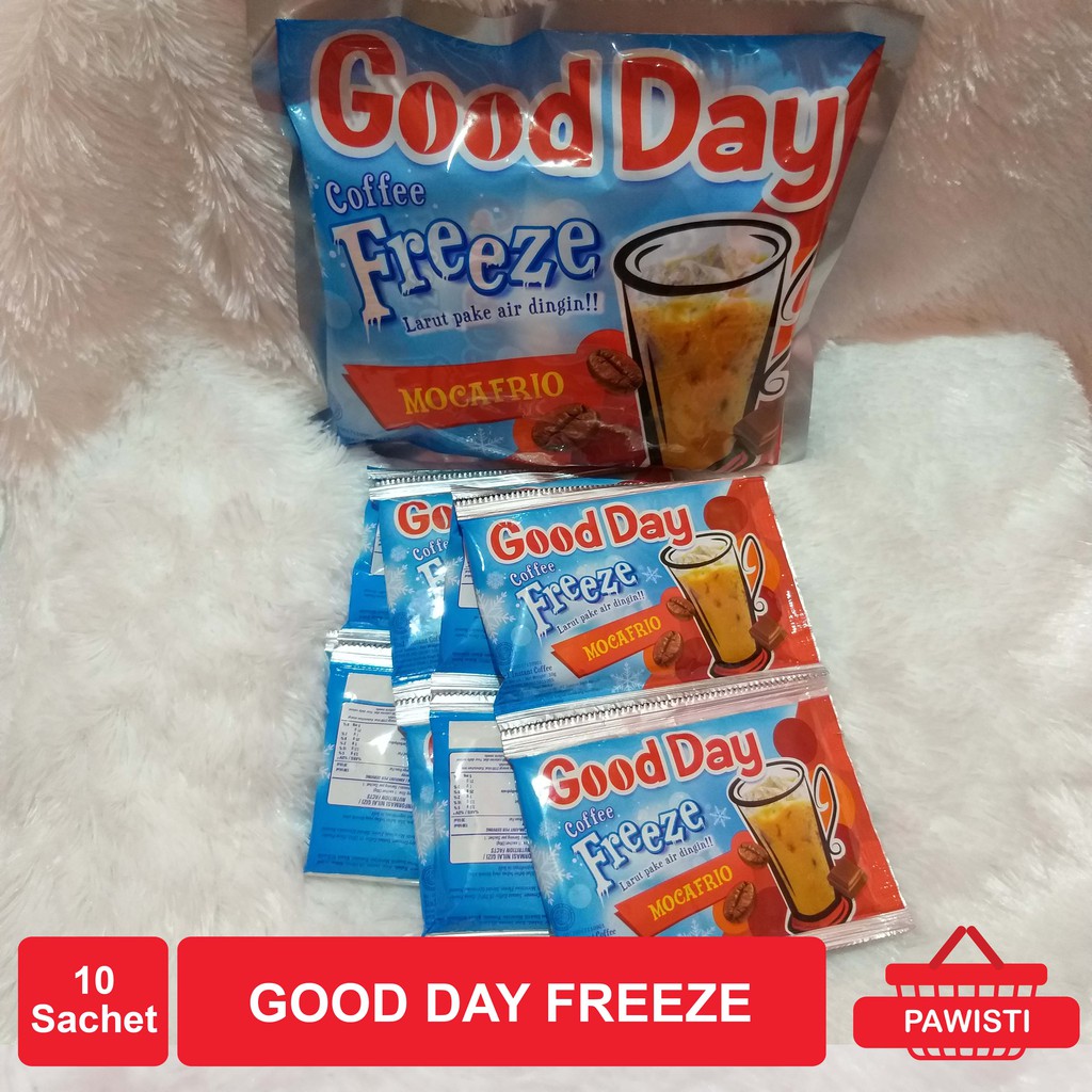 

GOOD DAY COFFE FREEZE MOCAFRIO (1 Pack isi 10 Sachet)