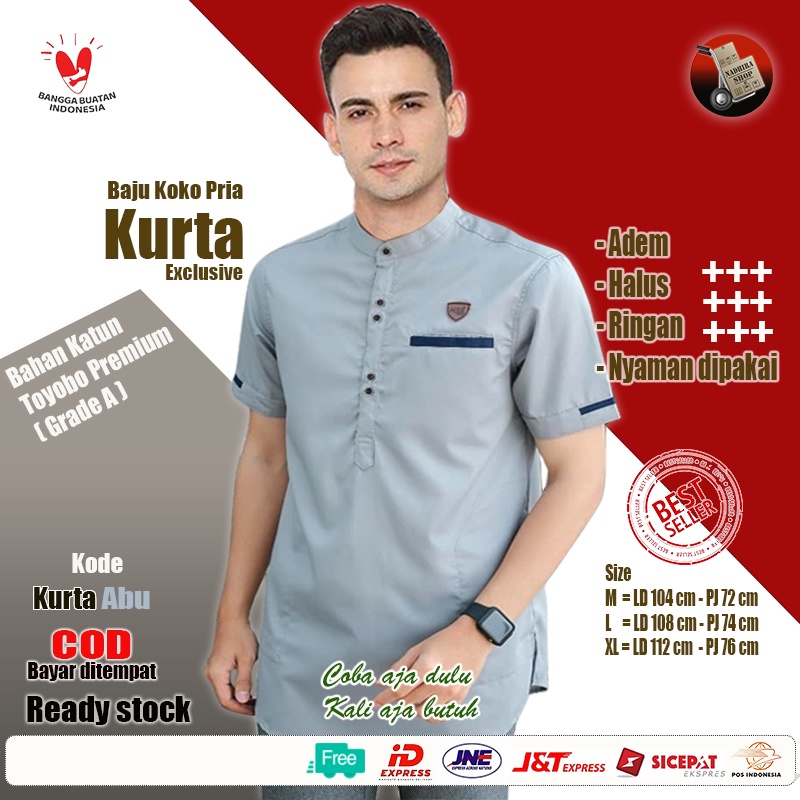 BAJU KOKO PRIA MODERN - Basic Polos EXCLUSIVE - Lengan Pendek TERBARU - Baju Koko Pria Yg Lagi TREND