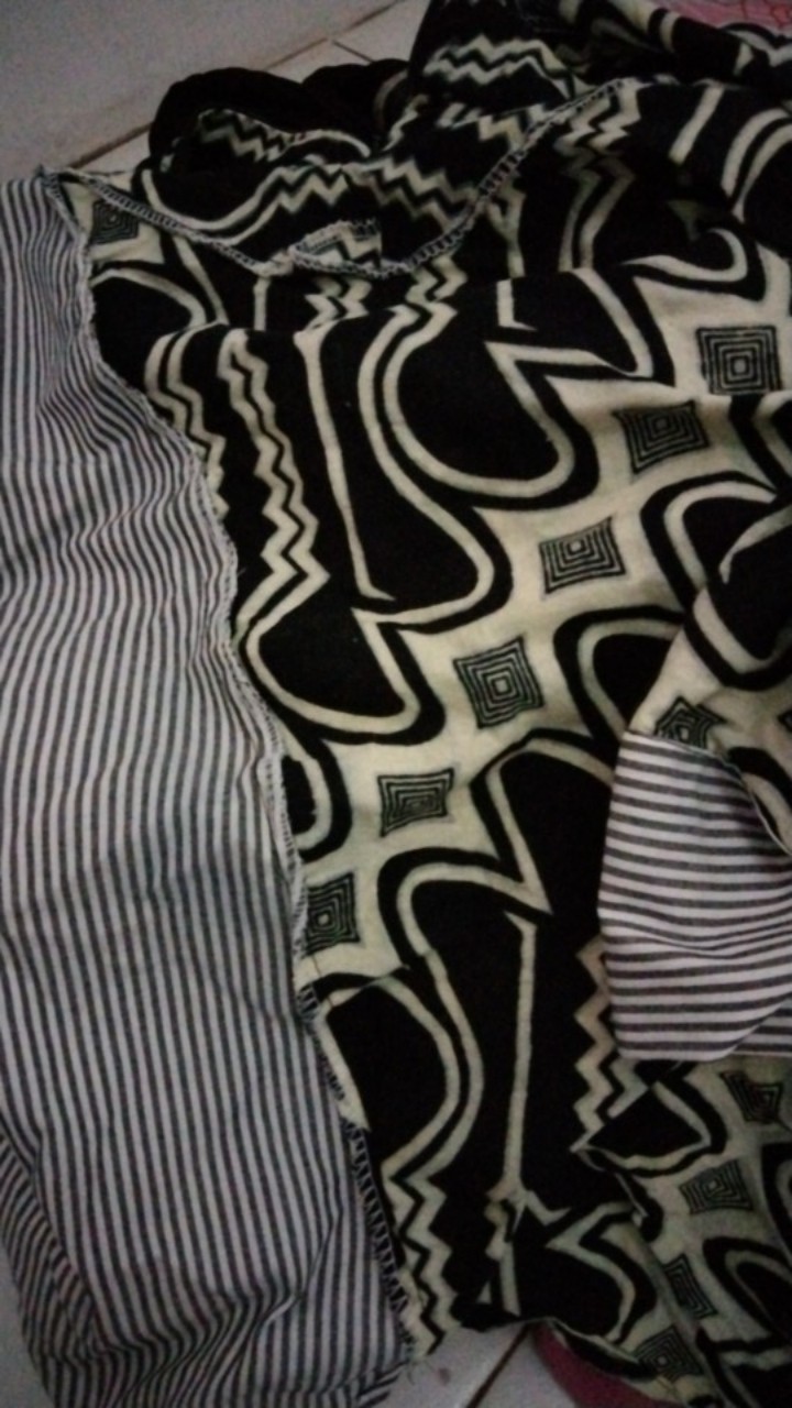 Tey-17 Batik Wanita Asj Sa Hrb026 Kenongo Kemeja Tosca Pendek