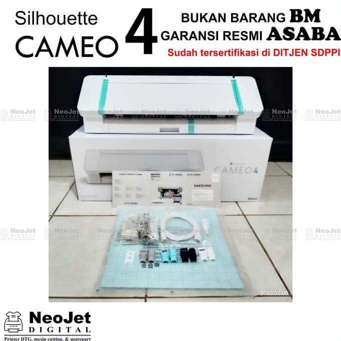 Buruan Serbu] Cutting Sticker Cameo 4 Mesin Silhouette Alat Pemotong Polyflex Mini