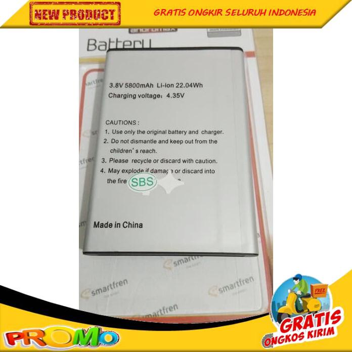 TERBARU ORIGINAL BATERAI MODEM WIFI MIFI ANDROMAX M6 SMARTFREN 4G LTE BOLEH RESELLER