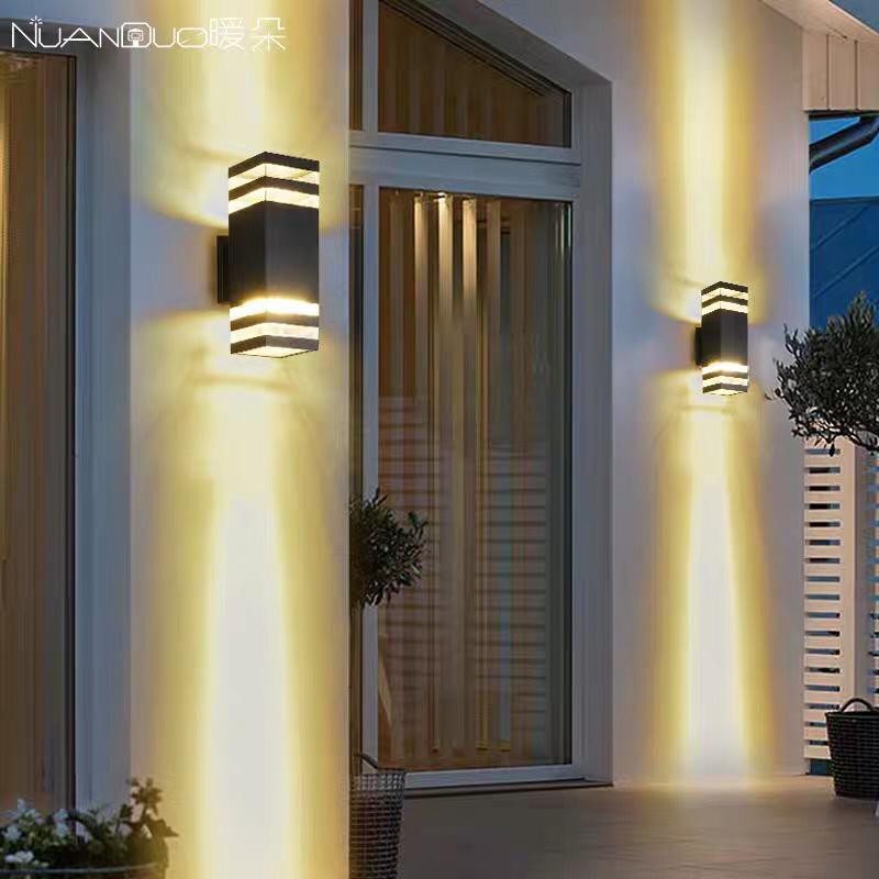 Surya Lampu Dinding Dua Sisi / Wall Lamp Outdoor Indoor /Tempat lampu Minimalis/ Dekorasi Lampu Modern