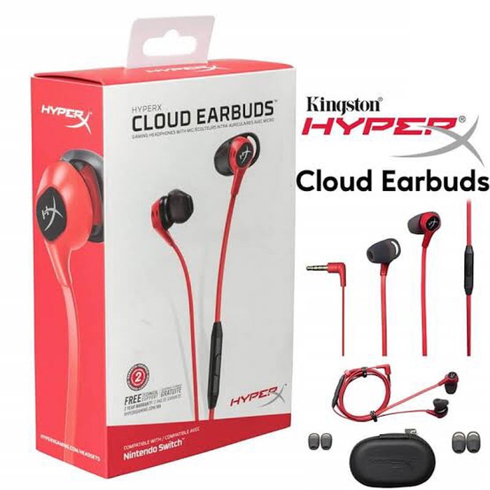hyperx cloud earbuds shopee