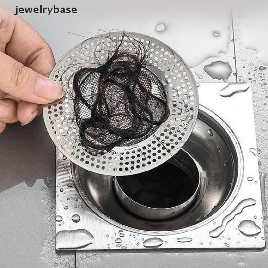 (jewelrybase) Saringan Penangkap Rambut Untuk Bathtub / Shower / Wastafel