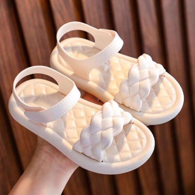 Sandal Anak Perempuan Anti Slip Import / Sendal Anak Perempuan 2-5 Tahun Import Tali Kepang