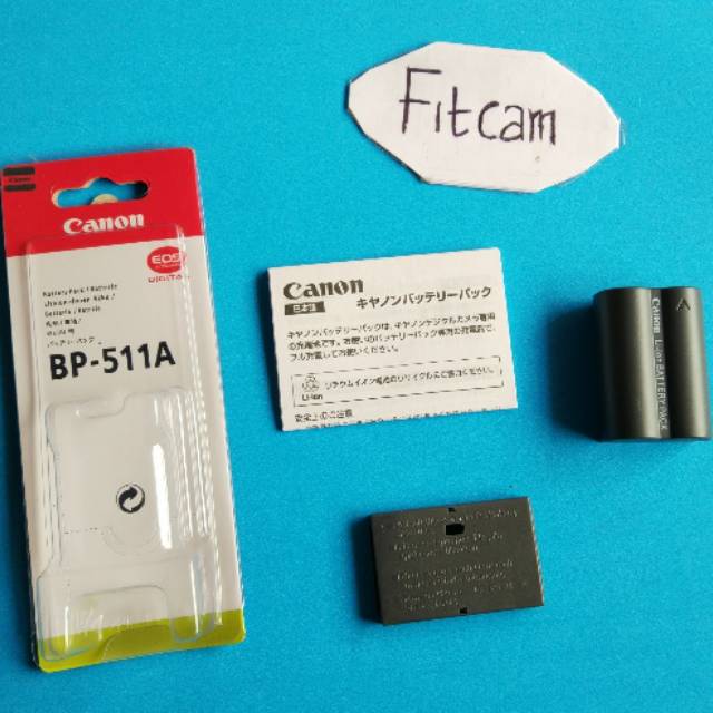 Baterai batre battery canon bp511a bp 511a kamera 10d 20d 30d 40d 50d 5d