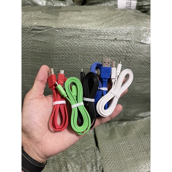 Kabel Data Charger Authentic Polos 5 Warna Murah Micro USB