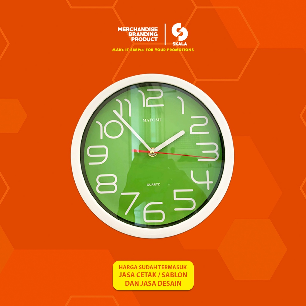 Jual Jam Dinding Custom Type eksklusif mini Jam dinding branding