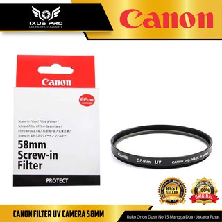 Filter UV Protector Canon 52mm, 62mm, 67mm, 72mm, 77mm for Lens EF-M ORIGINAL