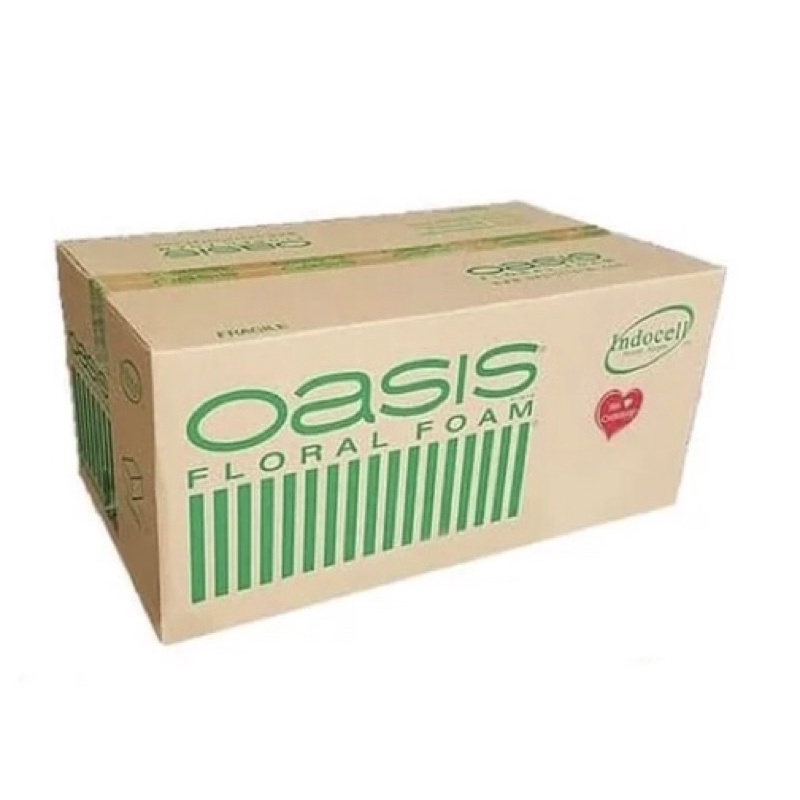 Oasis basah Indocell (per dus) | Oasis floral foam Gabus Busa Bunga Gloral Foam Basah | Gabus busa h