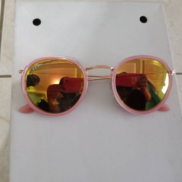 Kacamata fashion oval pink ye903