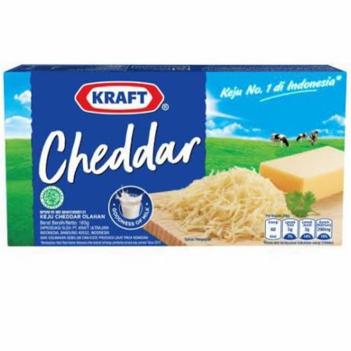 

ds211vz Keju Kraft Cheddar 165Gr Xa201As