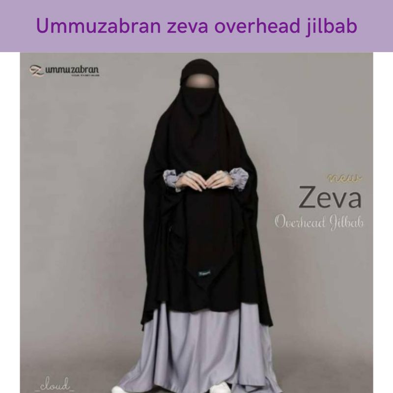 Zeva Overhead Jilbab by Ummu Zabran