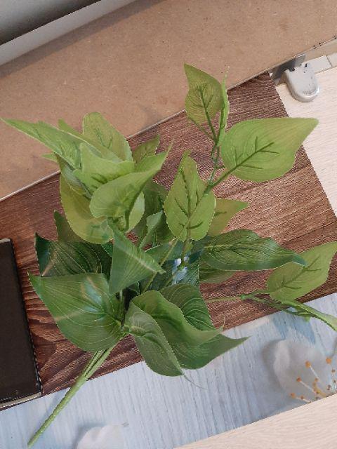 Buket Daun Artificial Tangkai