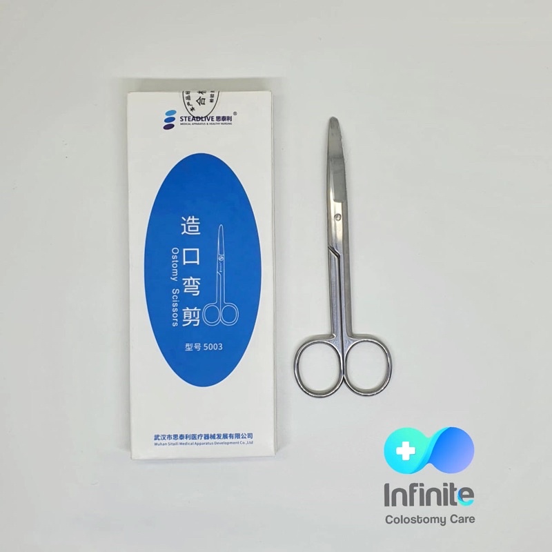 Gunting Kantong Kolostomi/Ostomy Scissor