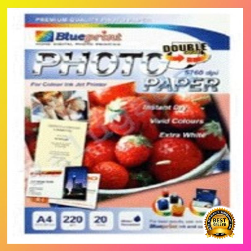 

Diskon Blueprint BP-DSGA4220 Double Sided Photo Paper A4