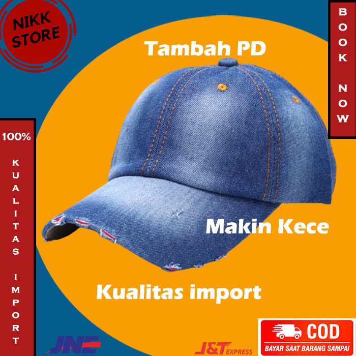 Topi Pria Original Import Keren Dewasa Polos Distro Sepeda Hobi Mancing Outdoor Unisex AB509