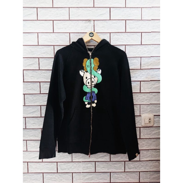 ziphoodie a bathing ape original//Ziphoodie bape kaws second//ziphoodie a bathing ape x kaws second