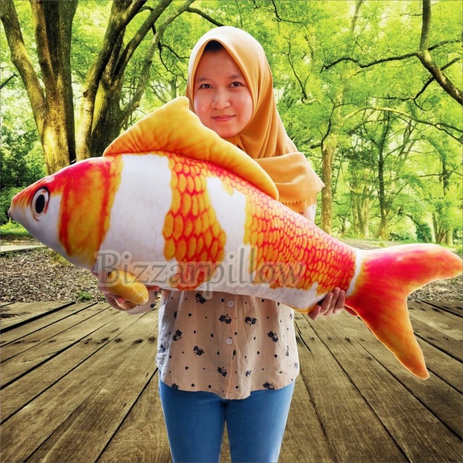 Bantal Ikan Koi Jumbo Ikan Koi Boneka Bantal Big Fish Jumbo Bizzarpillow