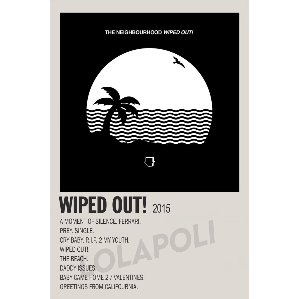 Poster Cover Album Wiped Out! - The Neighbourhood