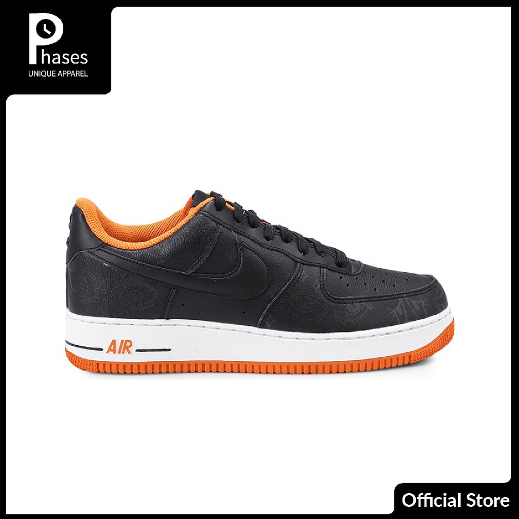 Nike Air Force 1 '07 Premium Edition Black Orange Original