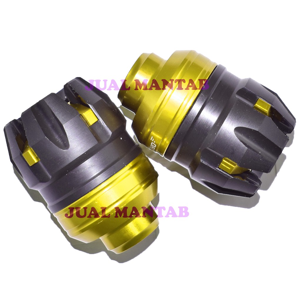 Jalu As Roda Depan Motor Nmax Vario 125 / 150 Beat Mio Xeon Soul Gt Mio J Tutup As Satu Set 2 Biji CNC Murah