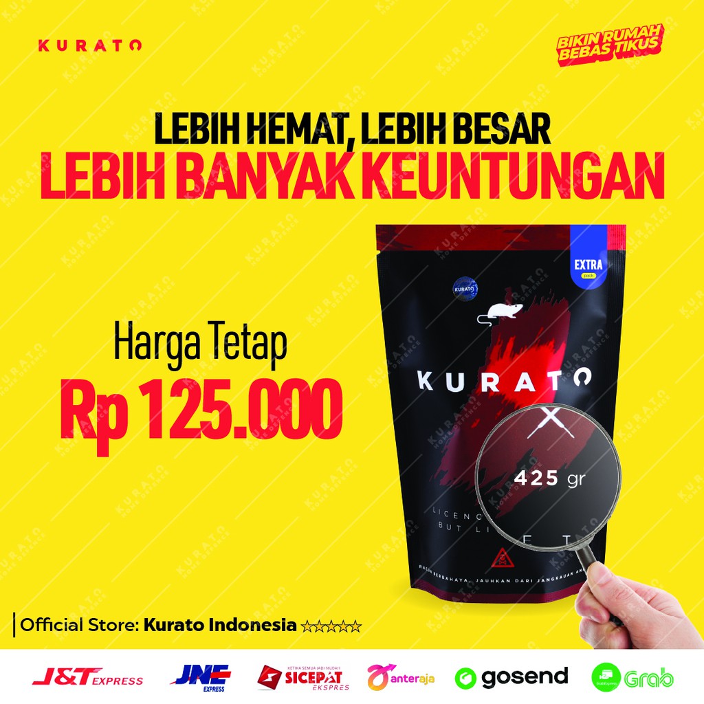 Obat Anti Tikus Koloni Kurato Paling Efektif Mematikan Murah Berkualitas Bukan Jebakan / Lem Tikus