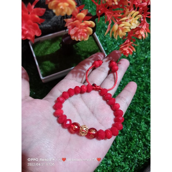 gelang ronce warna merah